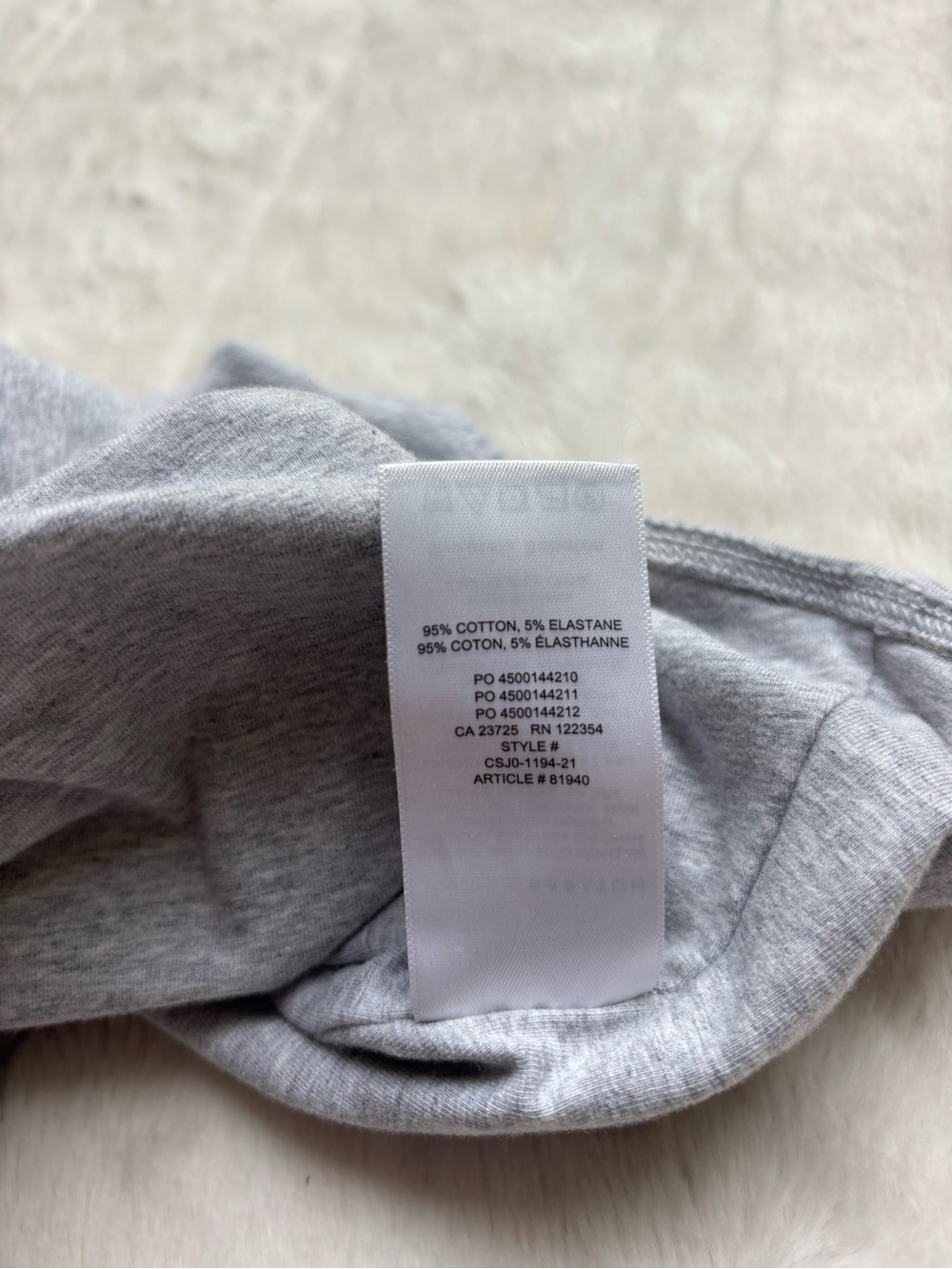 Aritzia The Group by Babaton Soft Contour Muscle Bodysuit Grey Size M 81940 - Picture 13 of 13